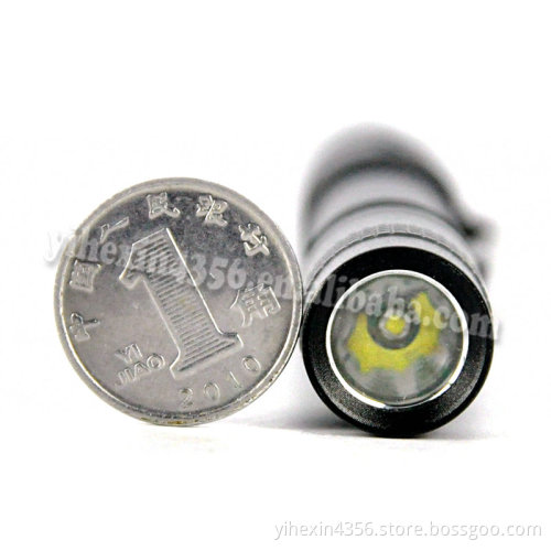 Poket Clip Military Mini LED Flashlight